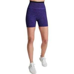Peloton Women's Seamless Cycle Bike Shorts Purple Medium Athletic Activewear